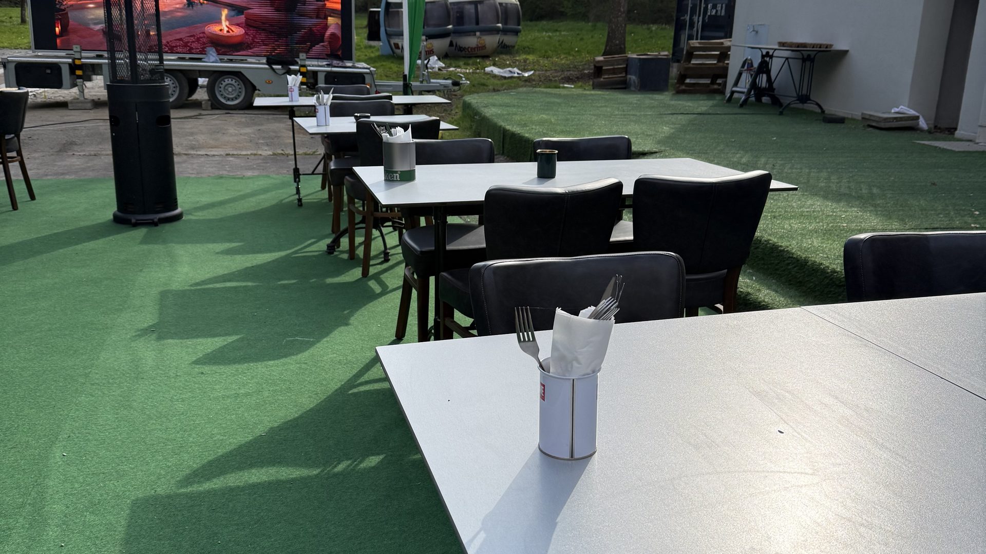 Terrasse de restaurant